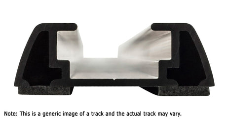 Rhino-Rack RTV Tracks w/Hardware & End Caps - 58.3in - Pair - RTV148
