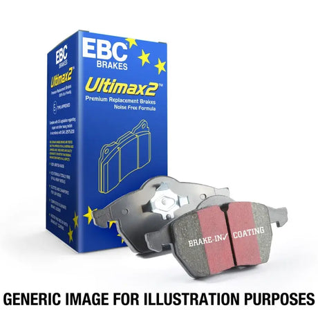 EBC Ultimax2 rear brake pads for Acura MDX 3.5, high-performance brake pads for superior stopping power