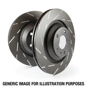 EBC 00-06 Audi TT Quattro 1.8 Turbo (225bhp) USR Slotted Rear Rotors - Truck & Automotive