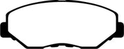 Brake pad outline for Honda CR-V with thermic black coating on EBC Greenstuff fronts