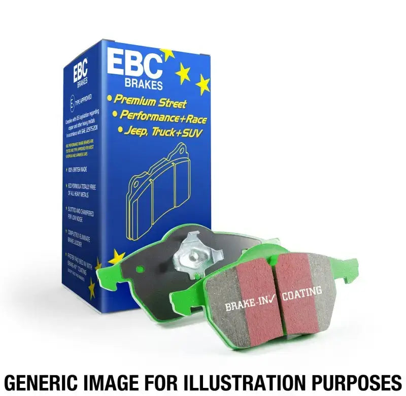 EBC 02 Cadillac Escalade 5.3 (Akebono rear caliper) Greenstuff Front Brake Pads - Truck & Automotive