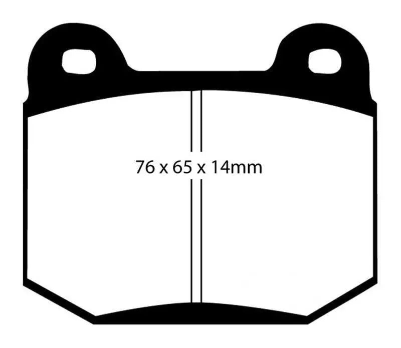 EBC EBC 03-04 Infiniti G35 3.5 (Manual) (Brembo) Bluestuff Rear Brake Pads