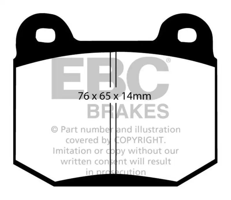 EBC 03-04 Infiniti G35 3.5 (Manual) (Brembo) Bluestuff Rear Brake Pads 