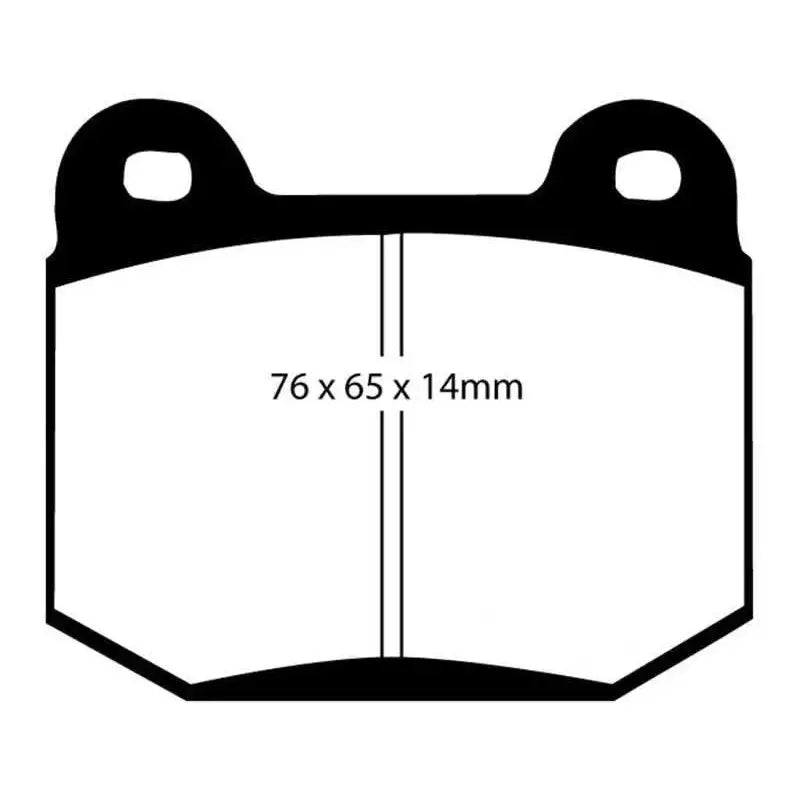 EBC 03-04 Infiniti G35 3.5 (Manual) (Brembo) Bluestuff Rear Brake Pads 