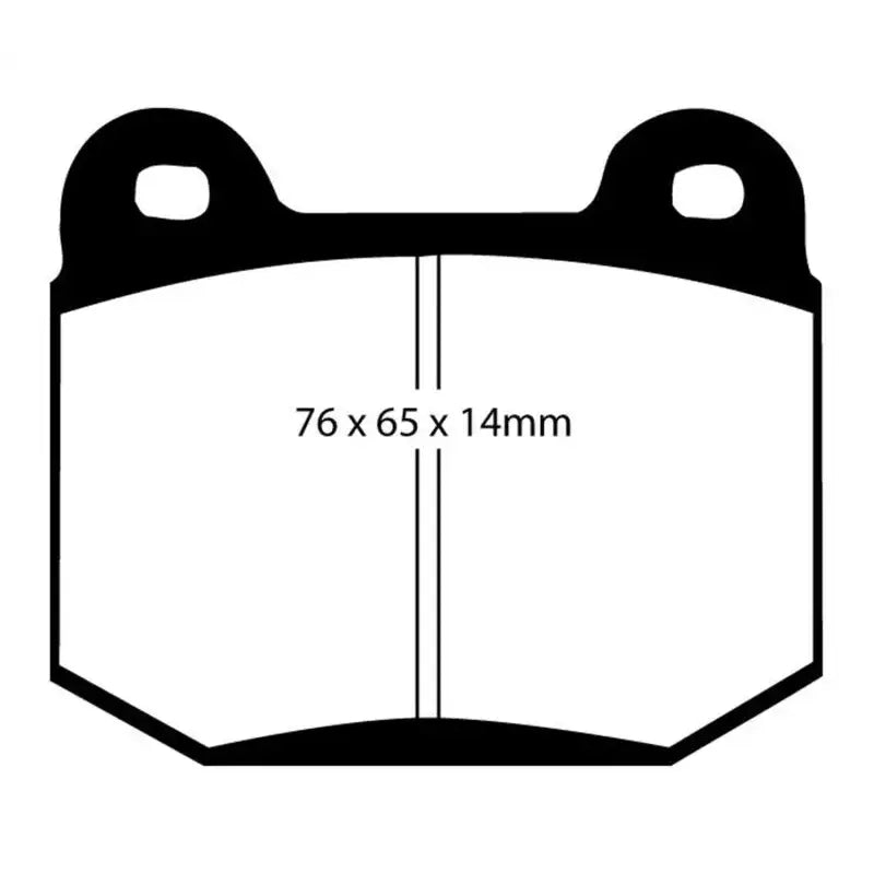 EBC 03-04 Infiniti G35 3.5 (Manual) (Brembo) Redstuff Rear Brake Pads - Truck & Automotive