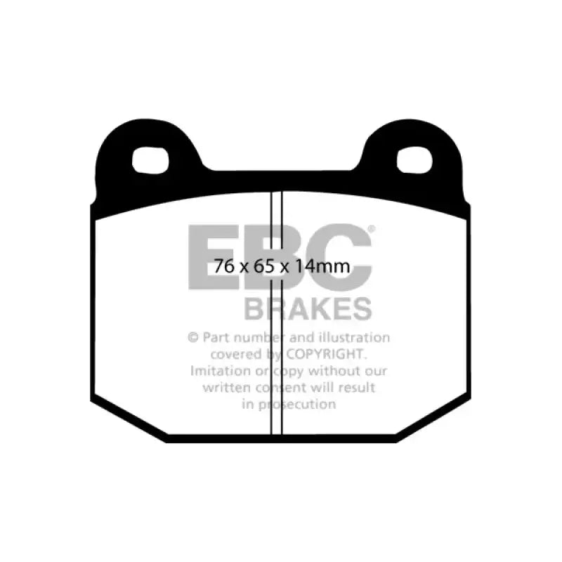 EBC 03-04 Infiniti G35 3.5 (Manual) (Brembo) Redstuff Rear Brake Pads - Truck & Automotive