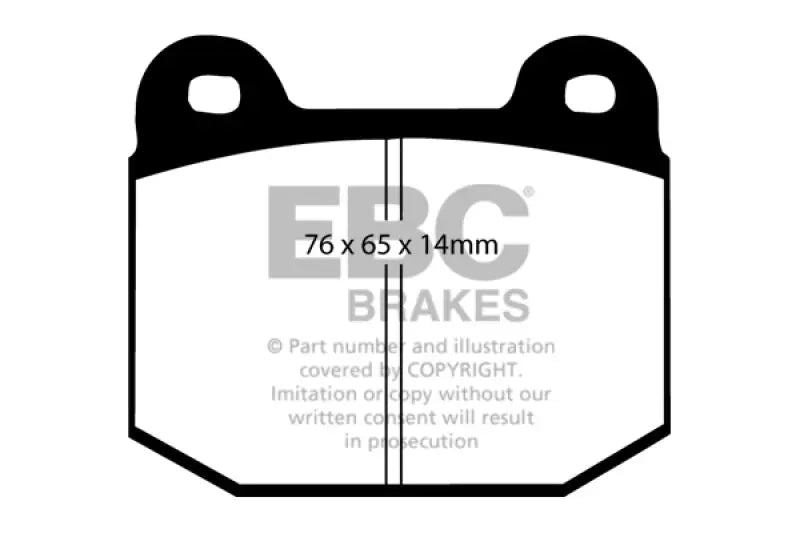 EBC 03-04 Infiniti G35 3.5 (Manual) (Brembo) Ultimax2 Rear Brake Pads - Truck & Automotive