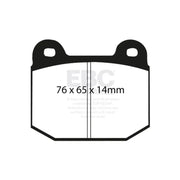 EBC UD961 EBC 03-04 Infiniti G35 3.5 (Manual) (Brembo) Ultimax2 Rear Brake Pads