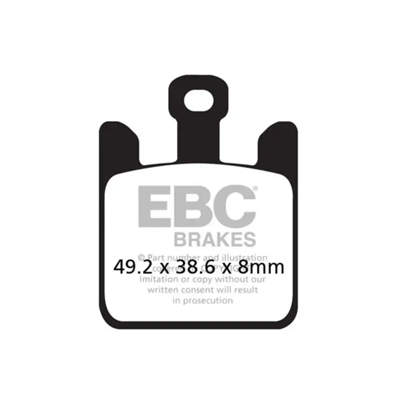 EBC Powersports FA369/4HH EBC 03-04 Kawasaki ZX6RR ZX 600 K/M Front Left/Right Sintered HH/R Brake Pads