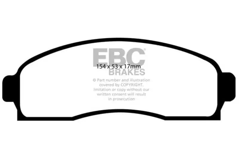 EBC 03-06 Chevrolet Equinox 3.4 Greenstuff Front Brake Pads 