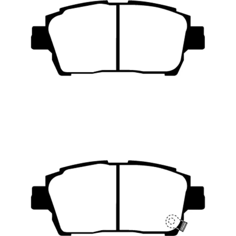 EBC EBC 03-07 Scion XA 1.5 Greenstuff Front Brake Pads