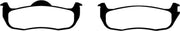 EBC EBC 04-05 Infiniti QX56 5.6 Greenstuff Rear Brake Pads