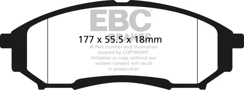 EBC 05-07 Ford F250 (inc Super Duty) 5.4 (2WD) Greenstuff Rear Brake Pads - Truck & Automotive