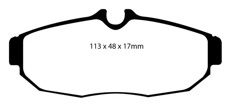 EBC 05-10 Ford Mustang 4.0 Yellowstuff Rear Brake Pads - Truck & Automotive