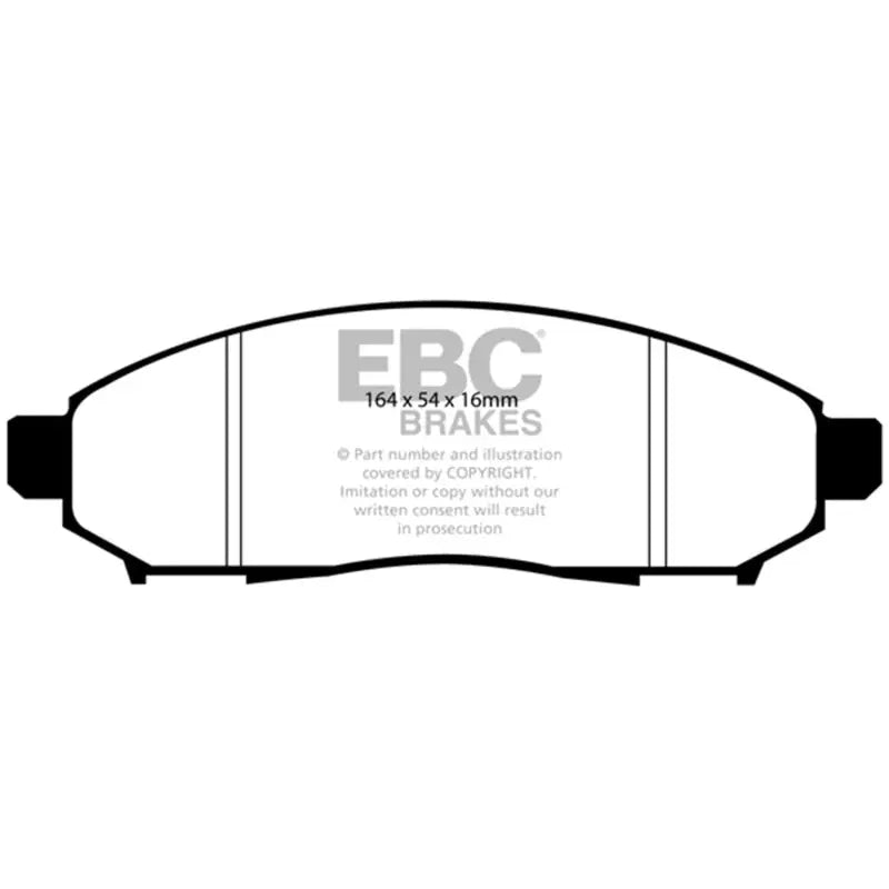 EBC UD1094 EBC 05+ Nissan Frontier 2.5 2WD Ultimax2 Front Brake Pads