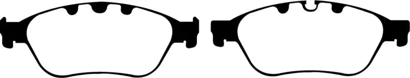 EBC 06-10 BMW M5 5.0 (E60) Yellowstuff Front Brake Pads - DP41482R