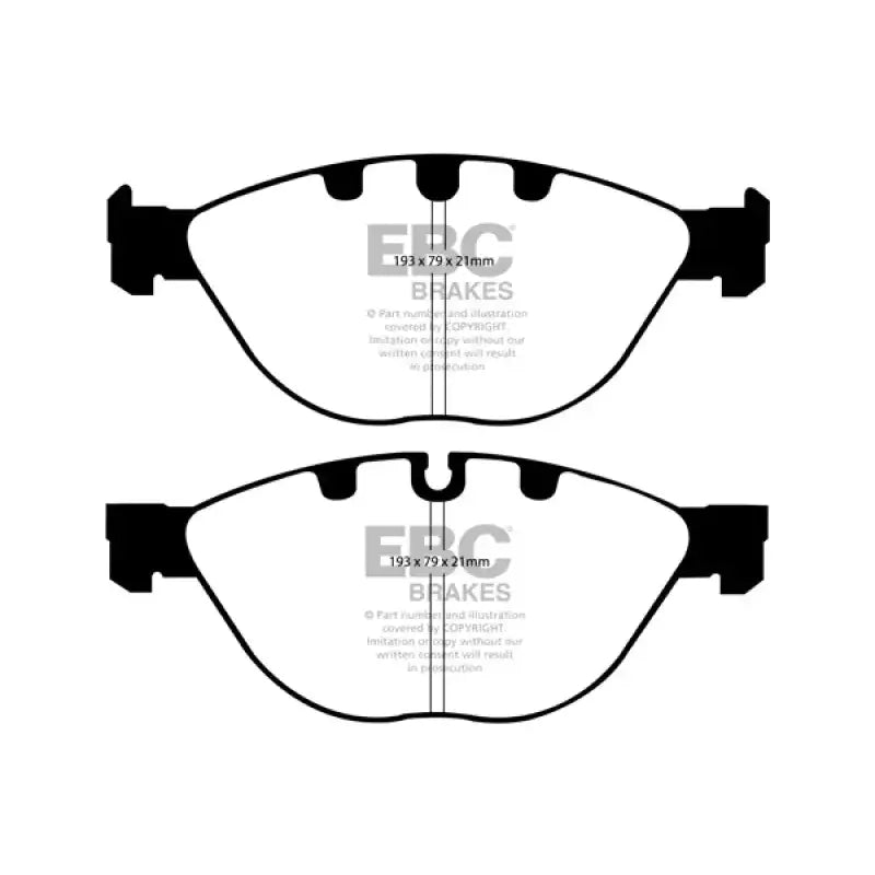EBC 06-10 BMW M5 5.0 (E60) Yellowstuff Front Brake Pads - DP41482R