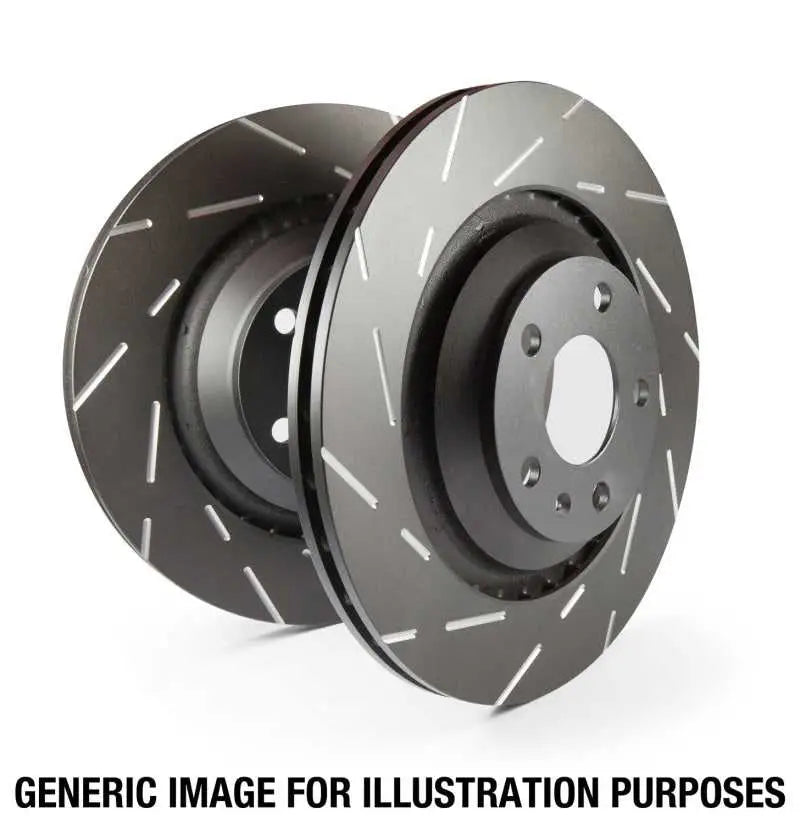 EBC 06-11 Dodge Ram 1500 Mega Cab 2WD USR Slotted Front Rotors 