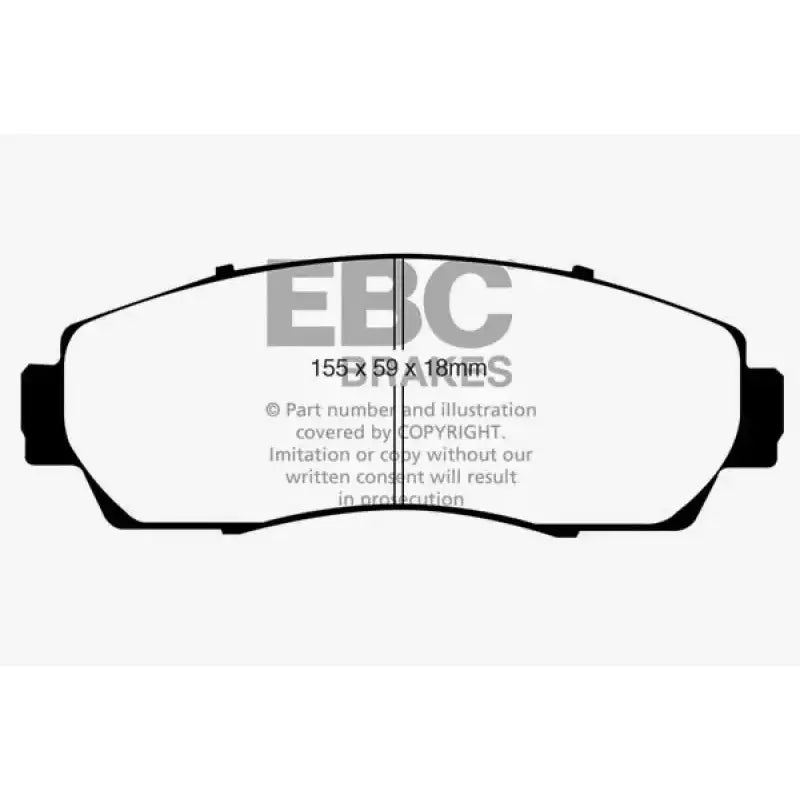 EBC 07-09 Acura RDX 2.3 Turbo Greenstuff Front Brake Pads - DP21743