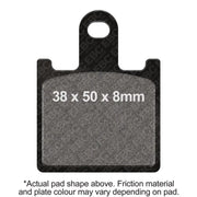 EBC Powersports FA417/4HH EBC 07-12 Kawasaki ZX6R ZX 600 P/R Front Left/Right Sintered HH/R Brake Pads