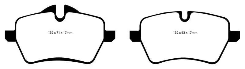 EBC EBC 07-14 Mini Hardtop 1.6 Turbo Cooper S Yellowstuff Front Brake Pads