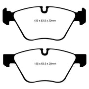 EBC 08-10 BMW 128 3.0 Yellowstuff Front Brake Pads - DP41600R