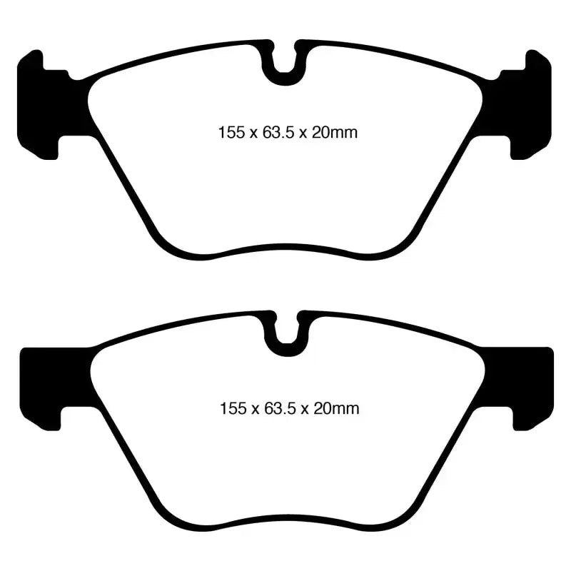EBC 08-10 BMW 128 3.0 Yellowstuff Front Brake Pads - DP41600R