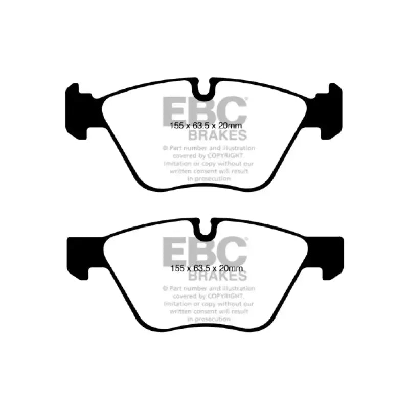 EBC 08-10 BMW 128 3.0 Yellowstuff Front Brake Pads - DP41600R