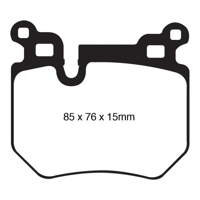 EBC EBC 08-10 BMW 135 3.0 Twin Turbo Redstuff Rear Brake Pads