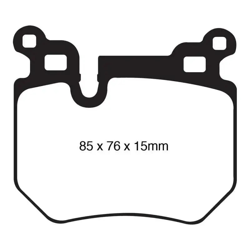 EBC 08-10 BMW 135 3.0 Twin Turbo Redstuff Rear Brake Pads 
