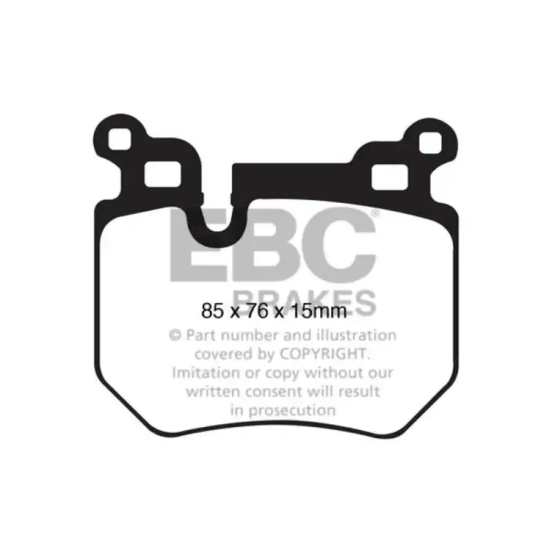 EBC 08-10 BMW 135 3.0 Twin Turbo Redstuff Rear Brake Pads 