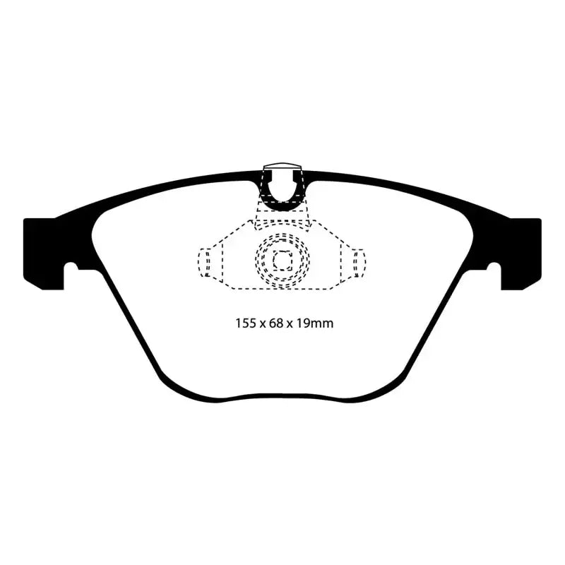 EBC 08-10 BMW M3 4.0 (E90) Bluestuff Front Brake Pads - DP51449NDX