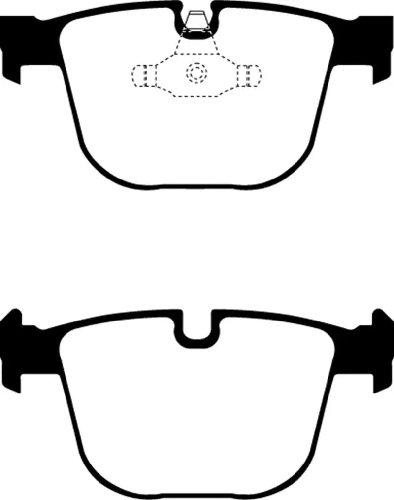 EBC 08-10 BMW M3 4.0 (E90) Ultimax2 Rear Brake Pads - UD919