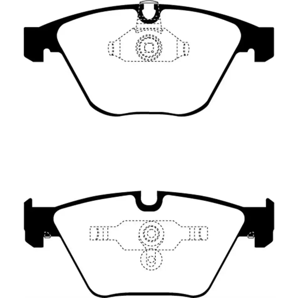 EBC 08-10 BMW M3 4.0 (E90) Yellowstuff Front Brake Pads 