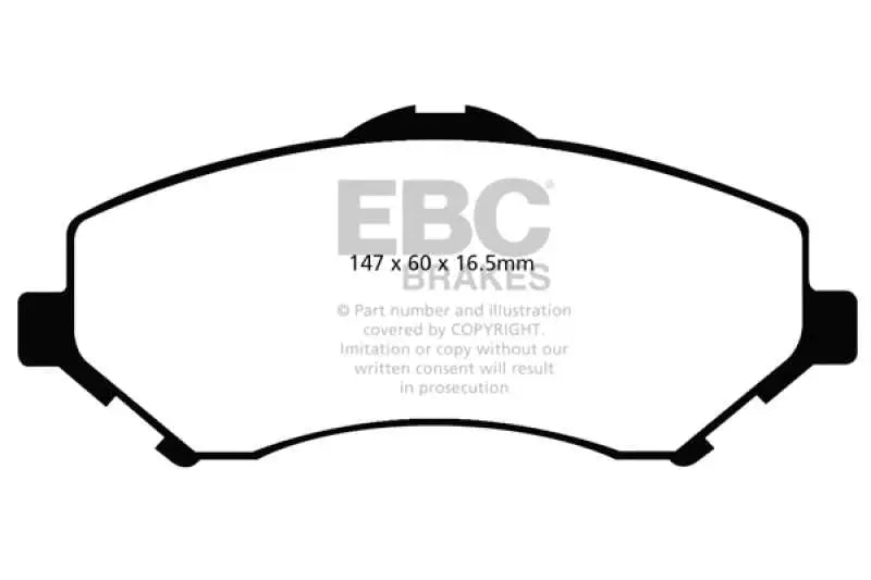 EBC 08-11 Chrysler Town & Country 3.3 Greenstuff Front Brake Pads 