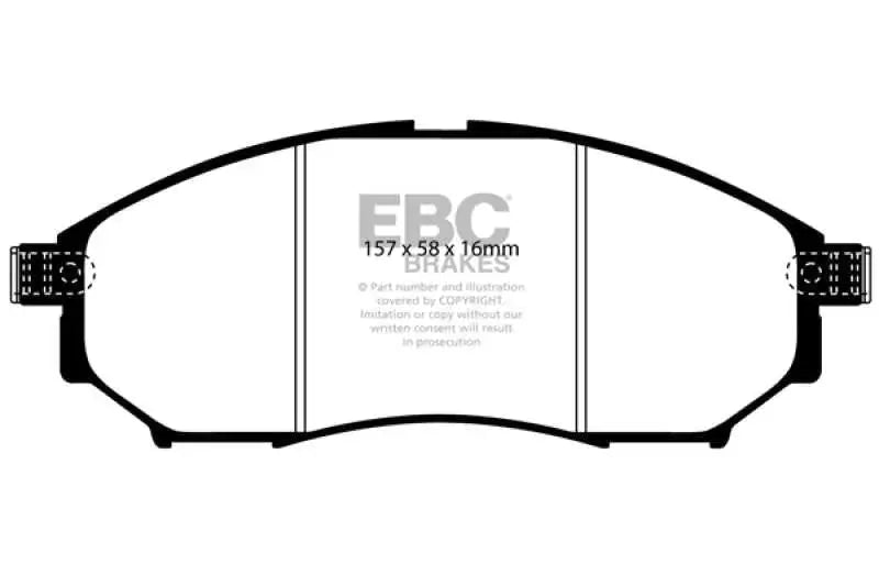 EBC 08-13 Infiniti EX35 3.5 Yellowstuff Front Brake Pads 