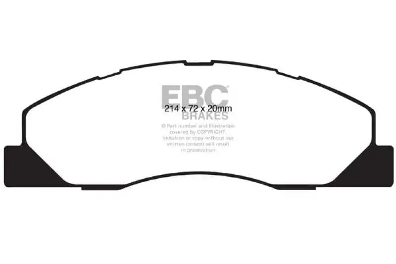 EBC 09-11 Dodge Ram 2500 Pick-up 5.7 2WD/4WD Greenstuff Front Brake Pads 