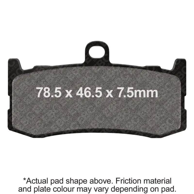 EBC Powersports FA491HH EBC 09-12 Triumph Hinckley Daytona 675 (w/Nissin MB Caliper) Frt Left/Right Sintered HH/R Brake Pads