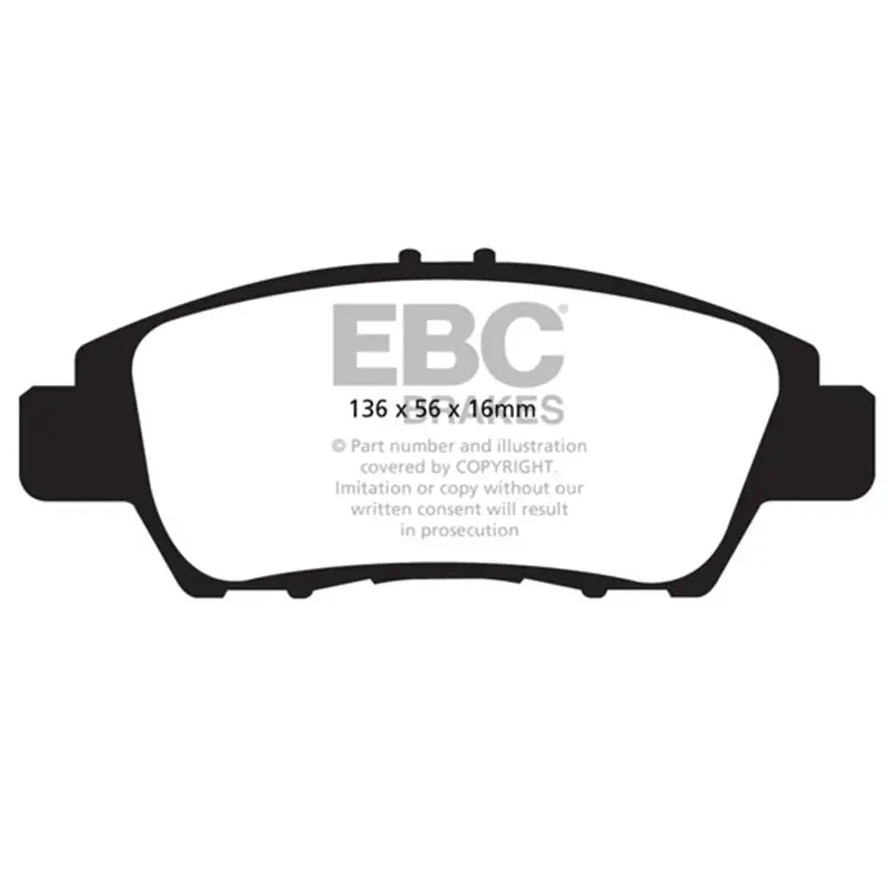 EBC DP32041C EBC 10-15 Honda CR-Z 1.5LL Hybrid Redstuff Front Brake Pads