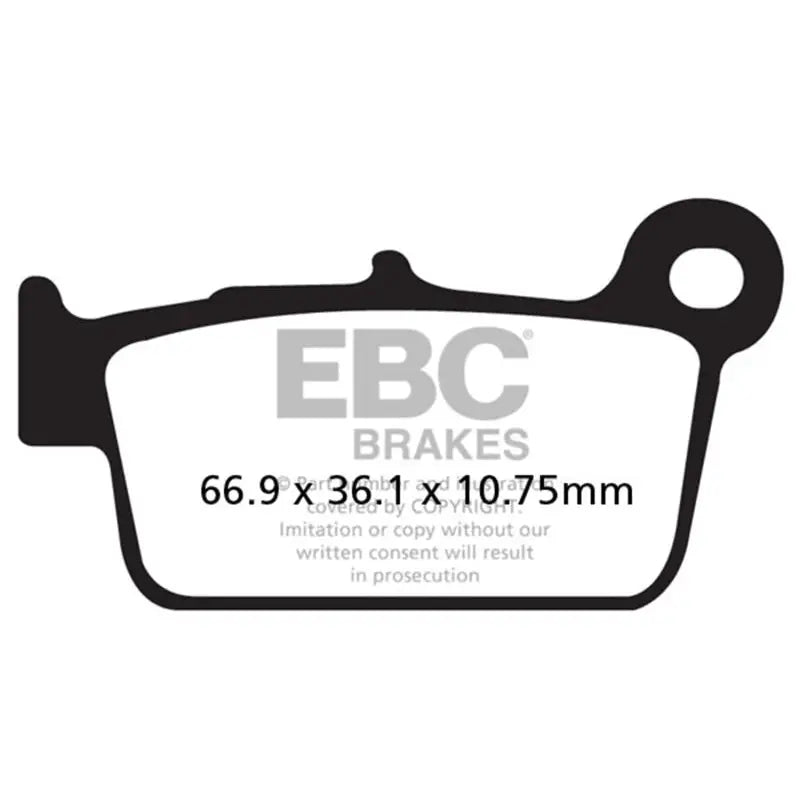 EBC Powersports FA367X EBC 10-21 TM MX 85 JNR Small Wheel 14in -17in 2T Front Left FA-SFA-X Brake Pads