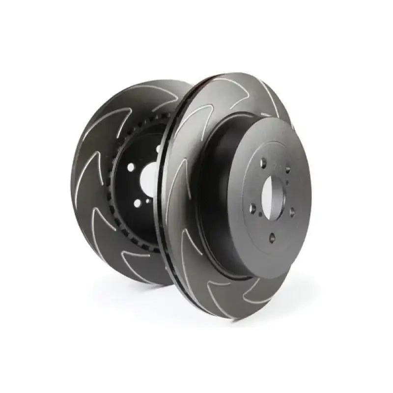 EBC 10+ Lexus GX460 brake rotors with thermic black coating and slotted design
