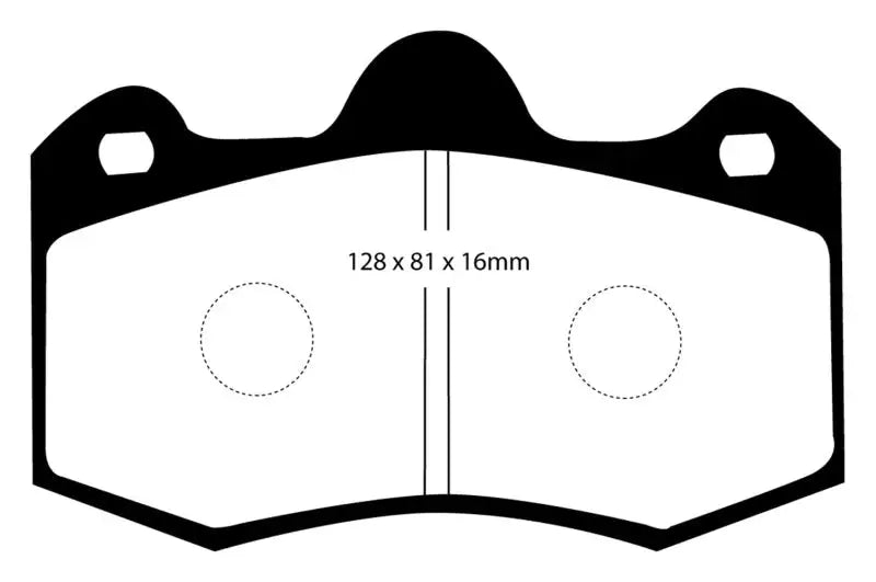 EBC 10 + Lotus Evora 3.5 Redstuff Front Brake Pads - Truck & Automotive