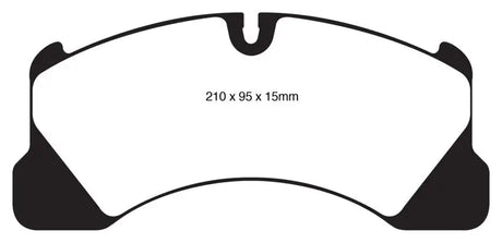 EBC 10 + Volkswagen Touareg 3.0 Supercharged Hybrid Redstuff Front Brake Pads - Truck & Automotive