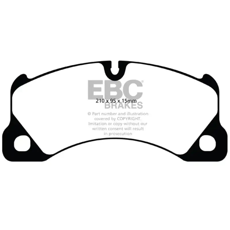 EBC 10 + Volkswagen Touareg 3.0 Supercharged Hybrid Redstuff Front Brake Pads - Truck & Automotive