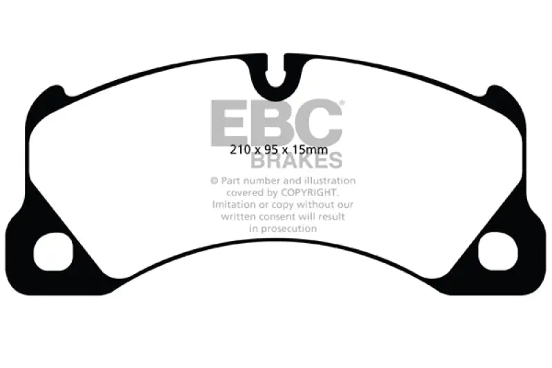 EBC 10 + Volkswagen Touareg 3.0 Supercharged Hybrid Redstuff Front Brake Pads - Truck & Automotive