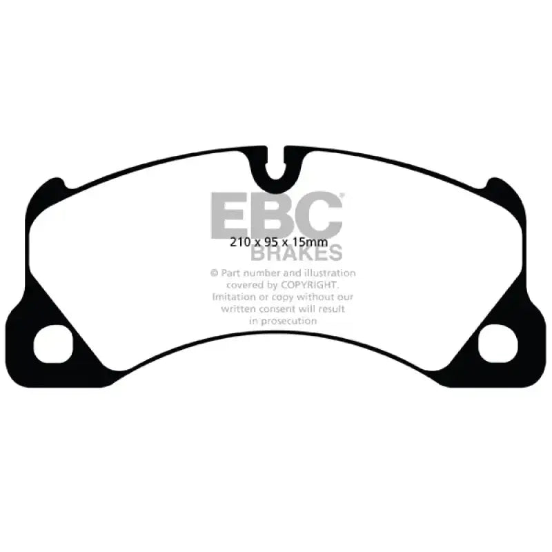 EBC 10 + Volkswagen Touareg 3.0 Supercharged Hybrid Redstuff Front Brake Pads - Truck & Automotive