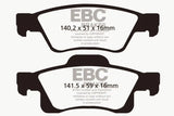 EBC 11 + Dodge Durango 3.6 Ultimax2 Rear Brake Pads - Truck & Automotive
