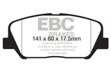 EBC 12-15 Hyundai Veloster 1.6 Turbo Yellowstuff Front Brake Pads 