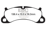 EBC 12-15 Porsche 911 (991) (Cast Iron Rotor only) 3.8 Carrera S Redstuff Front Brake Pads