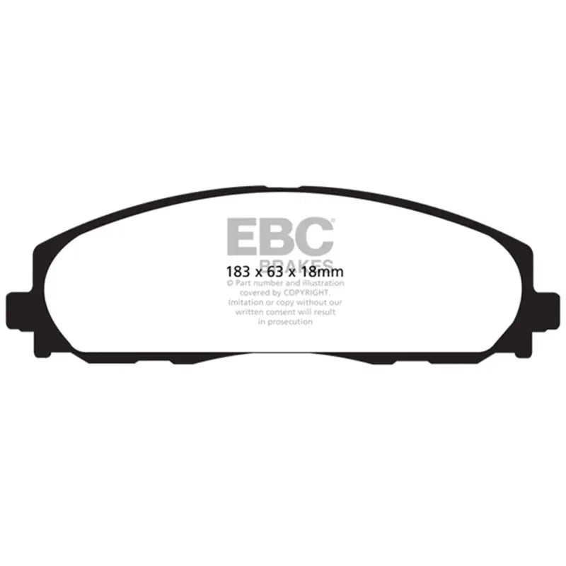 EBC DP41888R EBC 12+ Chrysler Town & Country 3.6 Yellowstuff Front Brake Pads